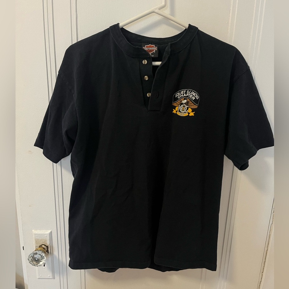 Harley Davidson Tee with Embroidered Logo
